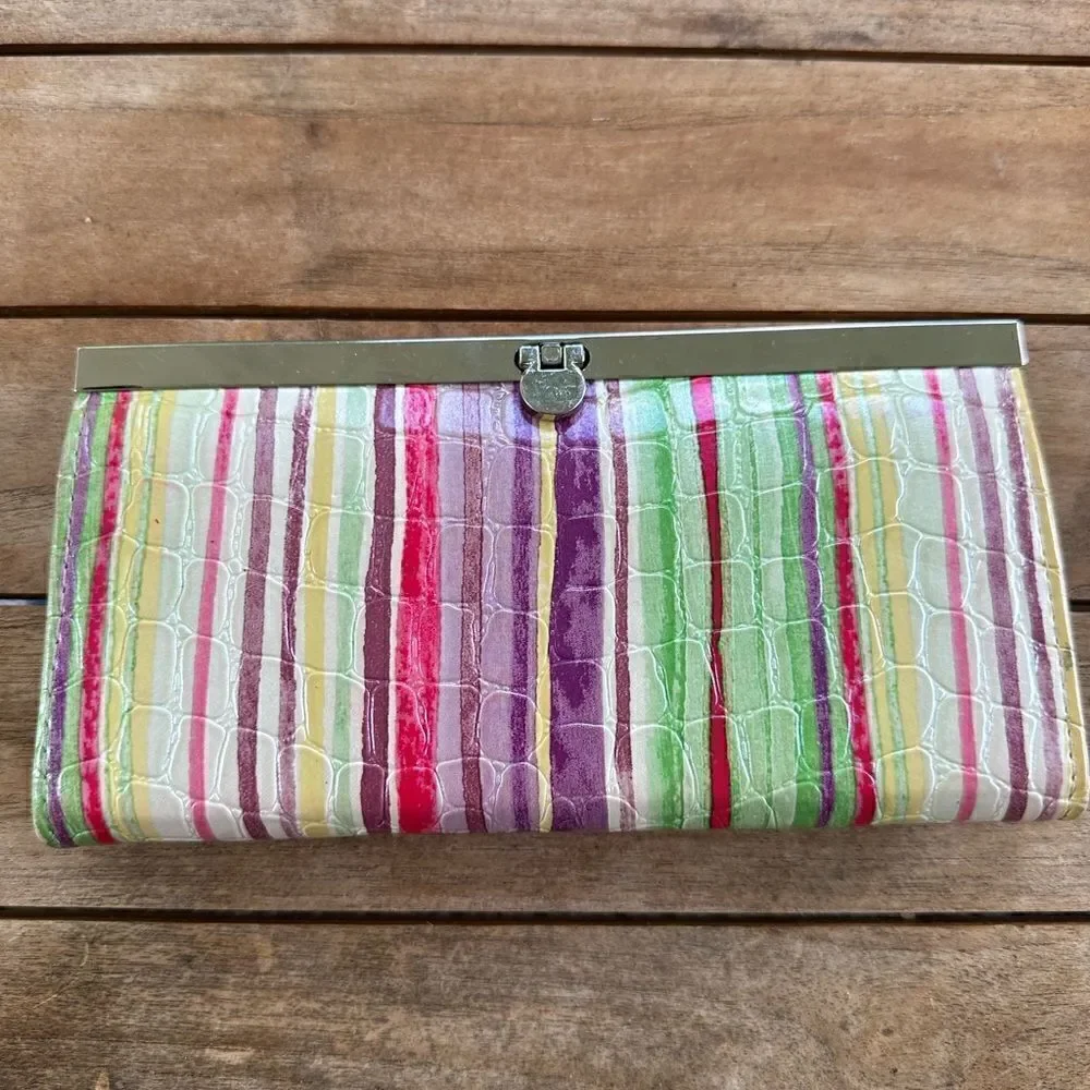 Vintage Crocodile Embossed Clutch Bag